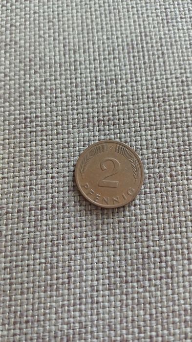 2 PENNIG, 1975 "D"