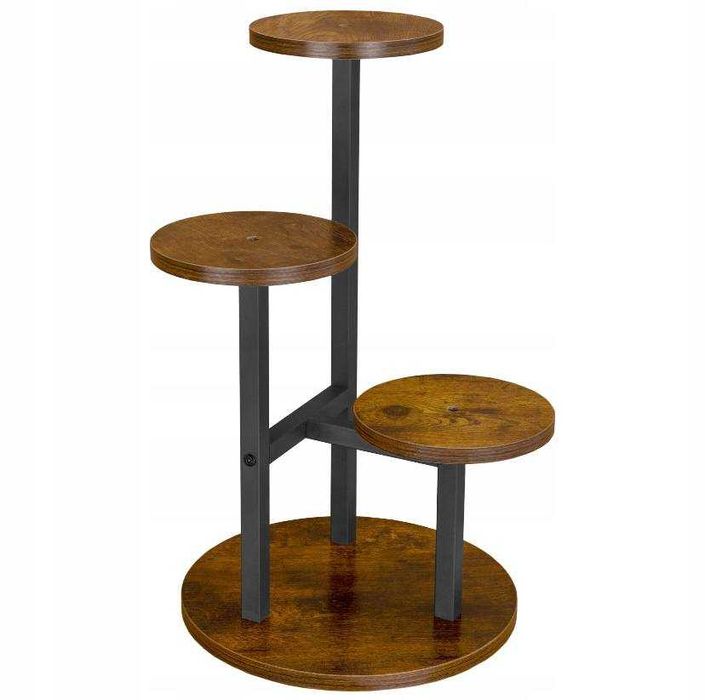 KWIETNIK STOJĄCY Stojak na Kwiaty Rośliny Regał z Półkami Loft