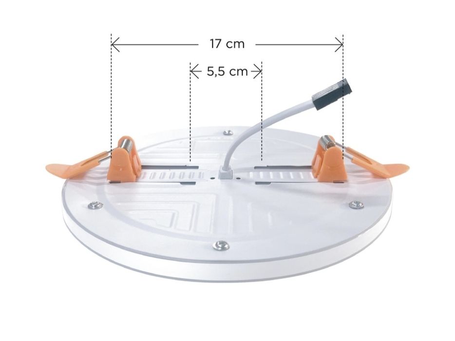 Foco de encastrar com lâmpada LED Atrio Cristal Record 2250lm IP20