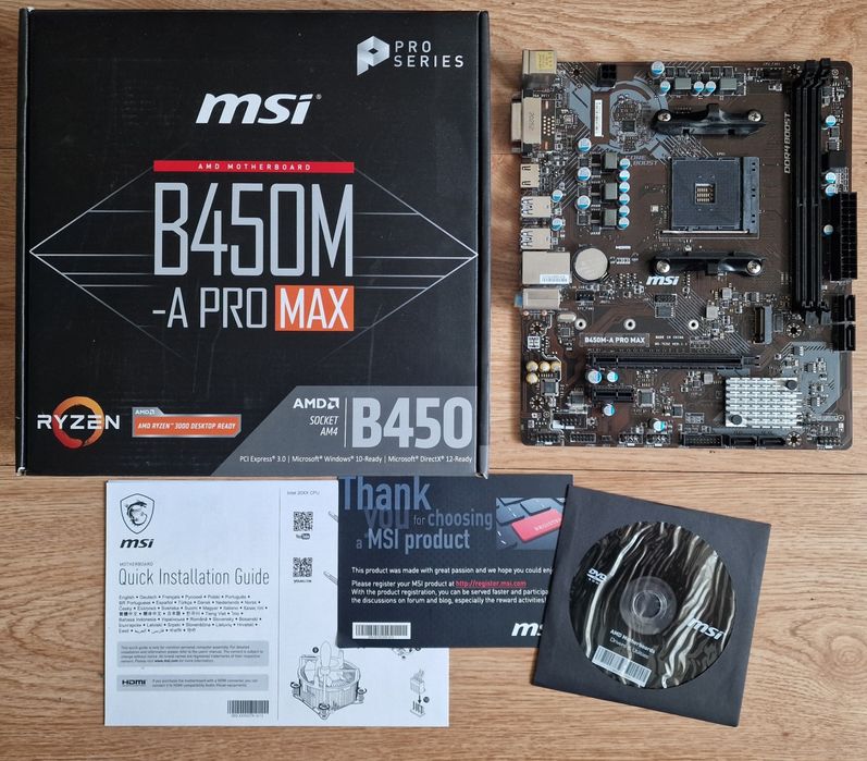 MSI B450M-A Pro Max AM4