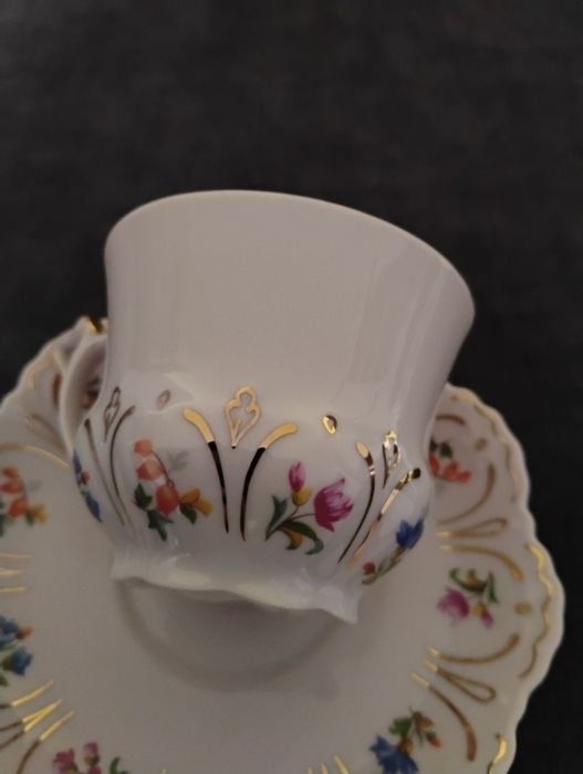 Filiżanka różowa porcelana