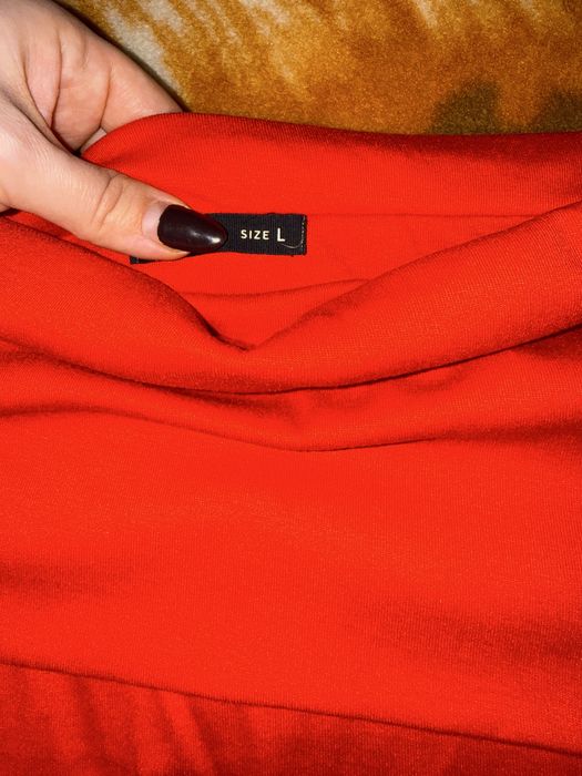 Кофточка червона святкова лонг