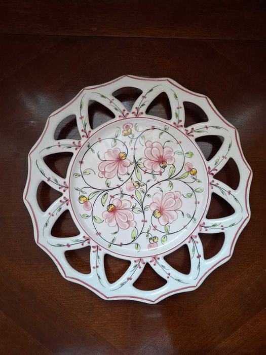 Piękny talerz handmade Antora Agueda Portugalia