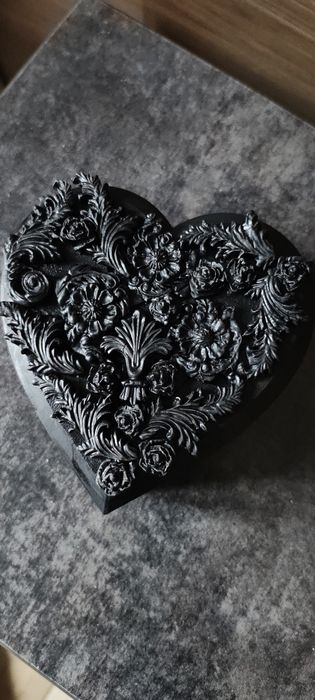 Puzderko serce, szkatułka Gotycka , pudełko na prezent