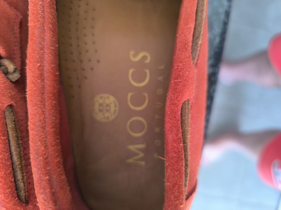Sapatos Moccs pele 43