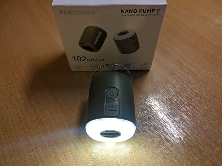 HENGDUAN NANO Pump 2 Туристичний міні насос і ліхтар Гарантія