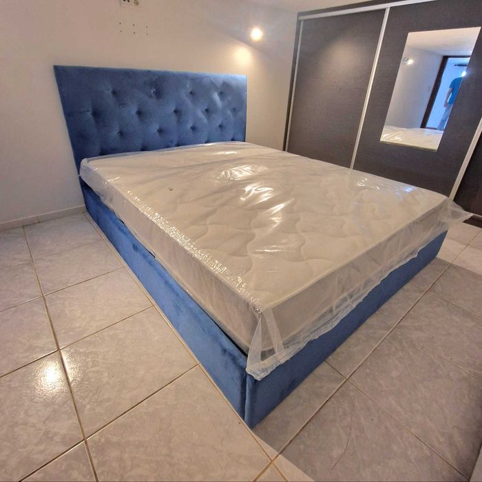 Camas de Casal Estofadas de Luxo 199€ Disp. em Várias Cores! 190x140m!