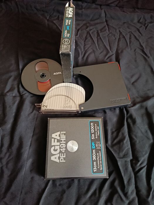 Agfa Pe49 Hi-fi 13cm 360m 5in 1200ft NOS.