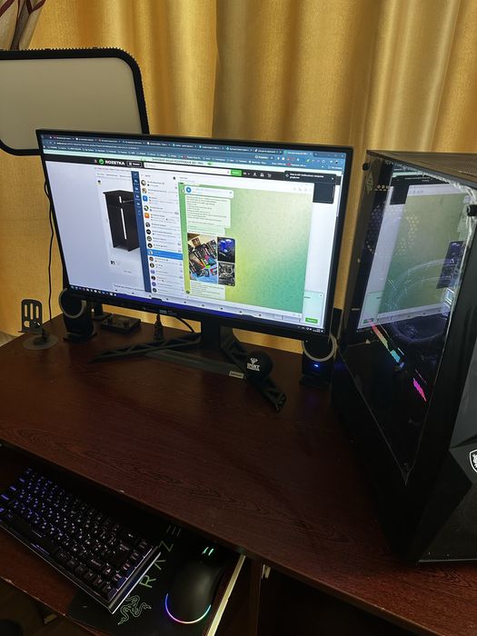 Игровой ПК + мон 27 200гц/RTX 3060Ti/RYZEN 7 5700x/32GB RAM