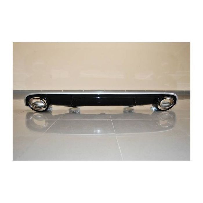 Kit Audi A7 RS7 11-15 Look em plástico Para-choques frontal + difusor traseiro + ponteiras + embaladeiras