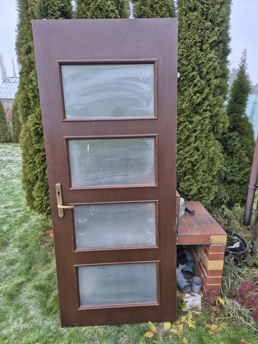 Drzwi wewnętrze kolor wenge