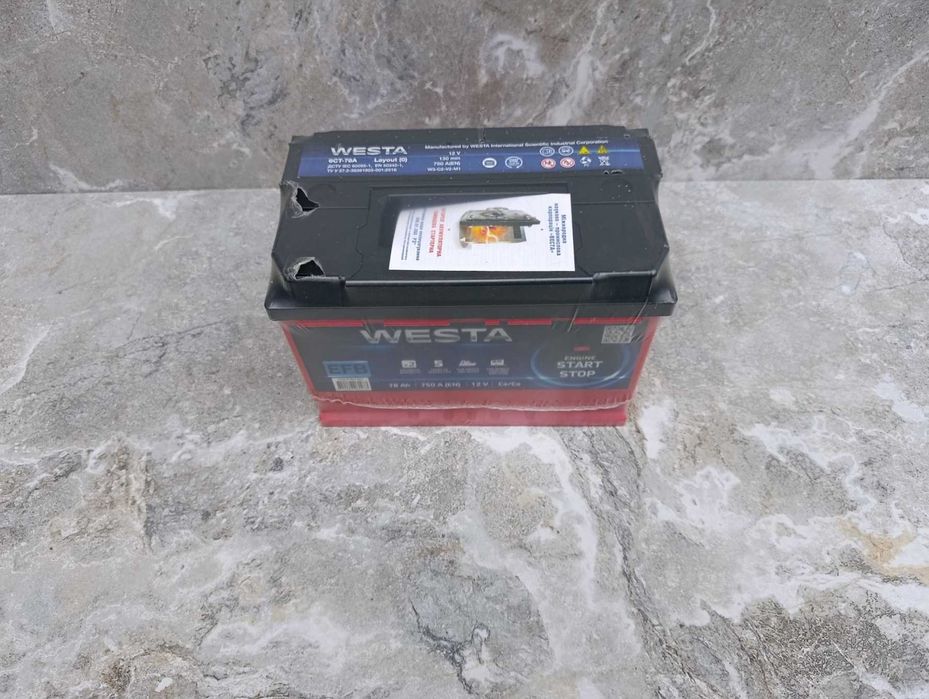 Аккумулятор Westa 78 efb