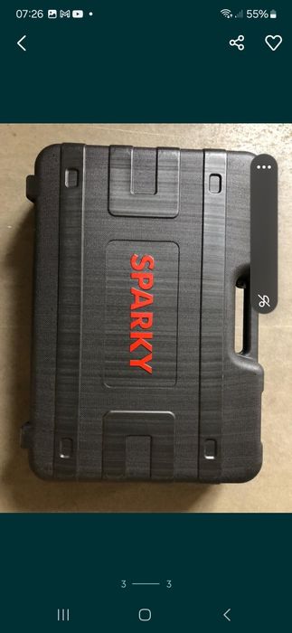 Młot obrotowo udarowy 8,7J Sparky