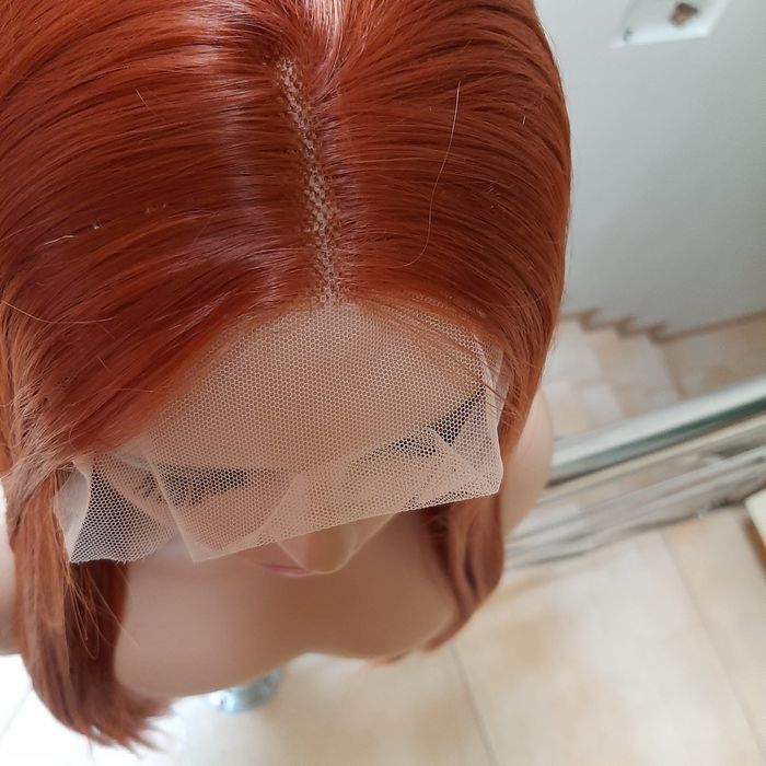 Peruka ruda lace front