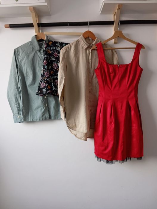 Duża paka ubrań damskich – Stan IDEALNY – Zestaw XS, małe S