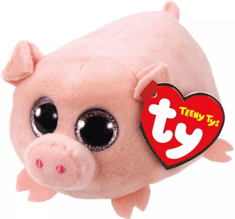 TY Teeny. Świnka Curly. Ty Inc.. Nowy Produkt