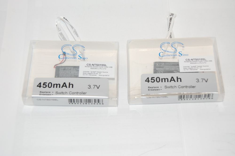 2x Akumulator CAMERON SINO CS-NTS015SL do Joy-con Nintendo Switch/Switch Oled