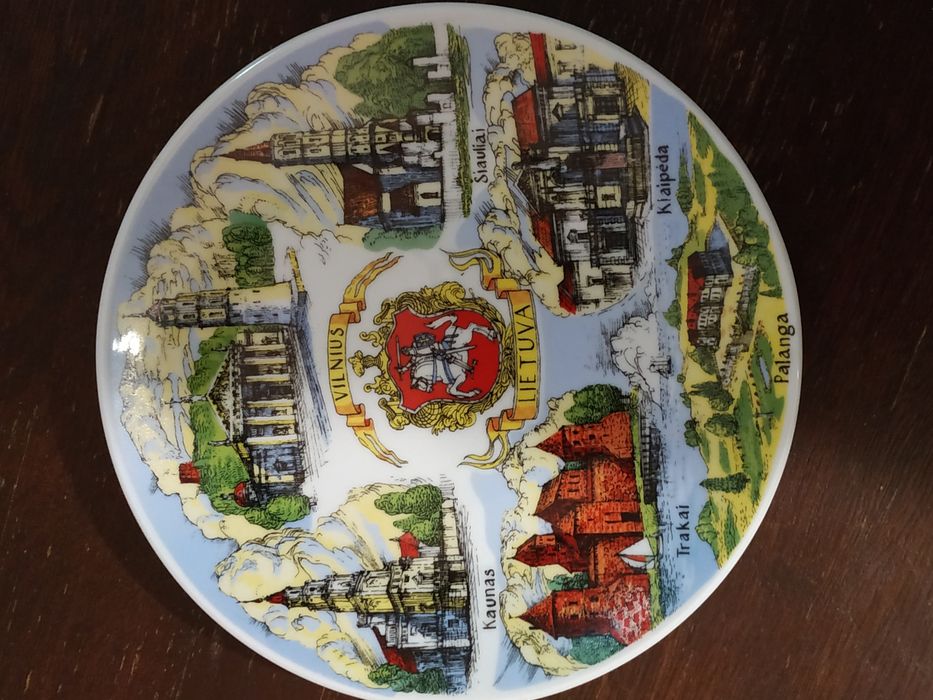 Сувенирная тарелка Vilnius