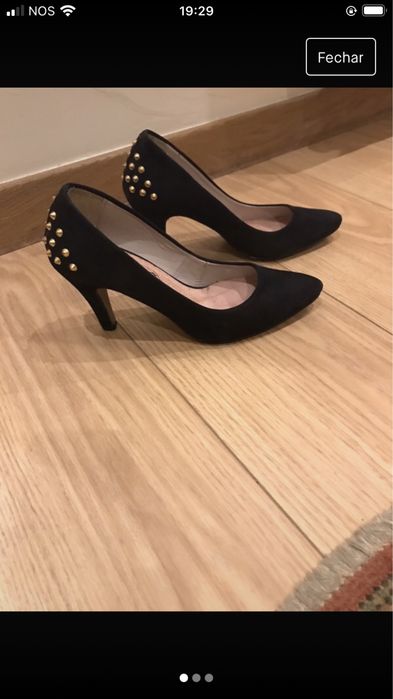 Sapatos pretos N37