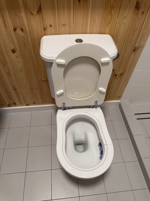 Retro umywalka i WC