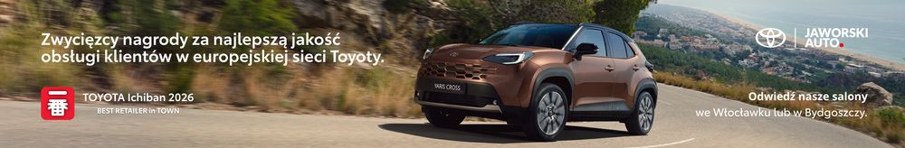 TOYOTA Jaworski Auto Włocławek top banner