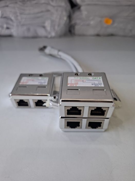 Rozdzielacz spliter RJ-45 na 2xRJ-45