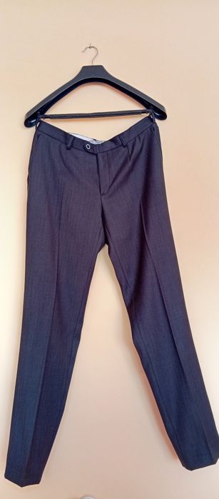 Garnitur męski wełna 55% grafit 194/108/96