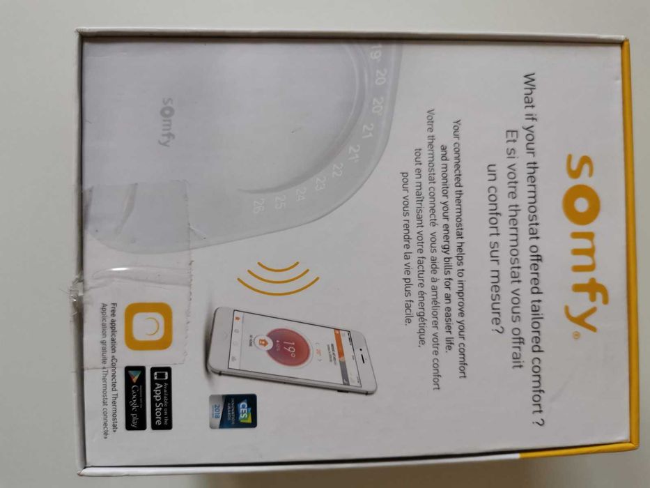 Somfy Connected Radio Thermostat 2401499 бездротовий термостат.