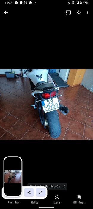 Vendo motivo de troca