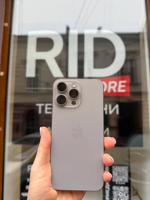 iPhone 15 PRO MAX 256GB Natural Titan Neverlock Фізична сім.карта