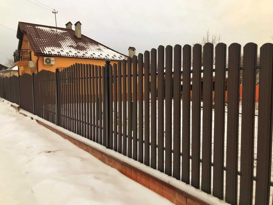 Штахетник Металевий Двухсторонній Євроштахетник