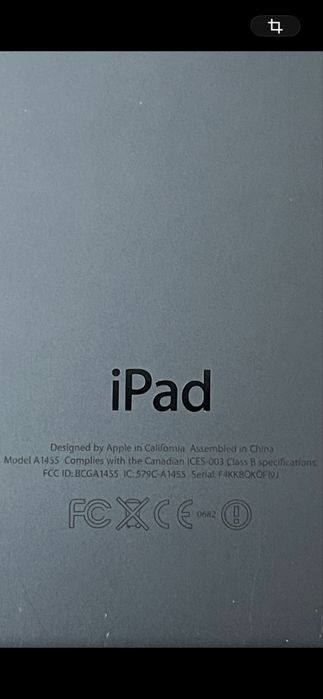 iPad mini 1-го покоління (модель A1455),ідеальний стан