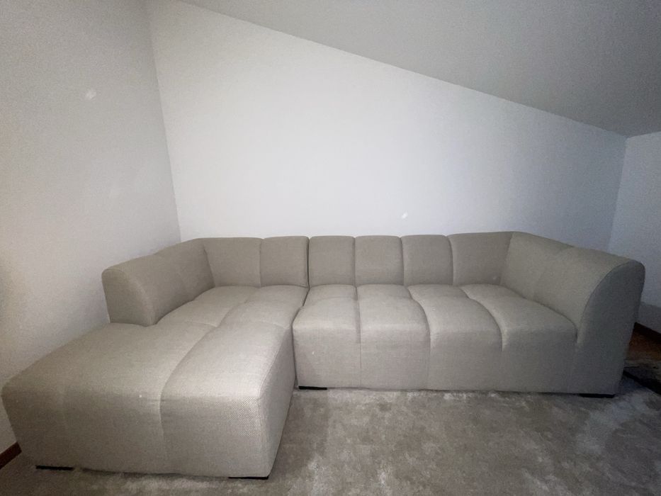 Sofá Chaise Longue Bege