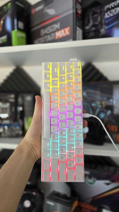 Ajazz NK61 Teclado mecânico 60% - Várias cores [Garantia]