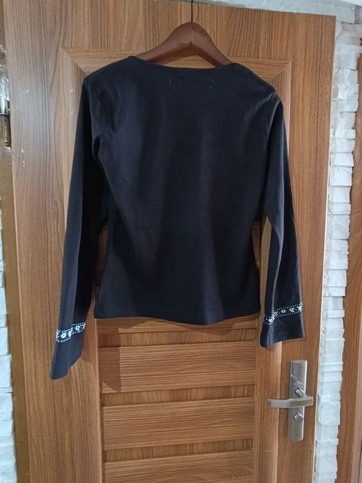 Czarna bluzeczka New Look rozmiar M-L wymiary na fotkach
