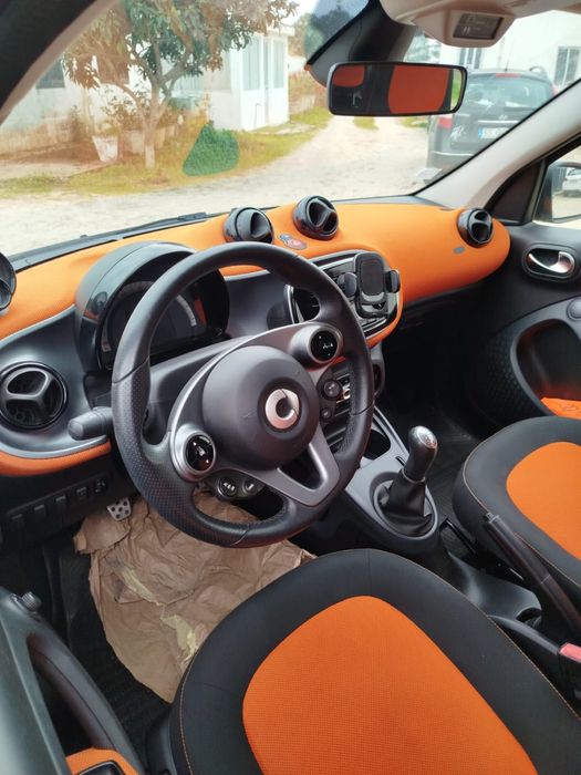 Smart ForFour Preto/Laranja