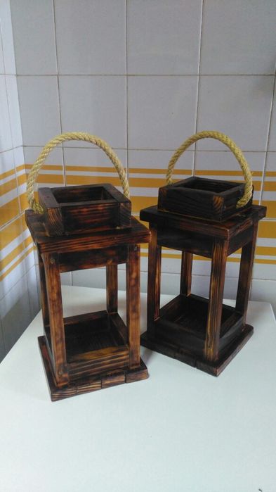 Prateleiras suspensa e lanternas novas