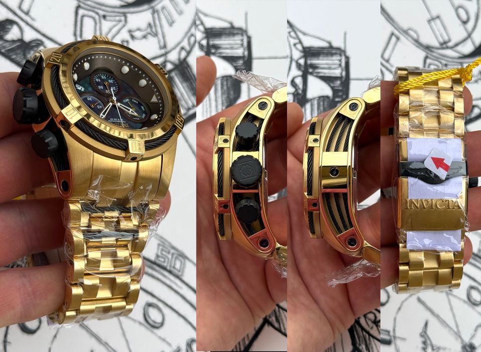Мужские часы Invicta 29737 Reserve Bolt Zeus Swiss 53 mm. 200 MT.
