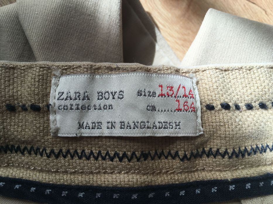Sprzedam spodnie kremowe ZARA rozm 164