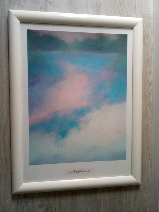 Quadro decorativo nuvens