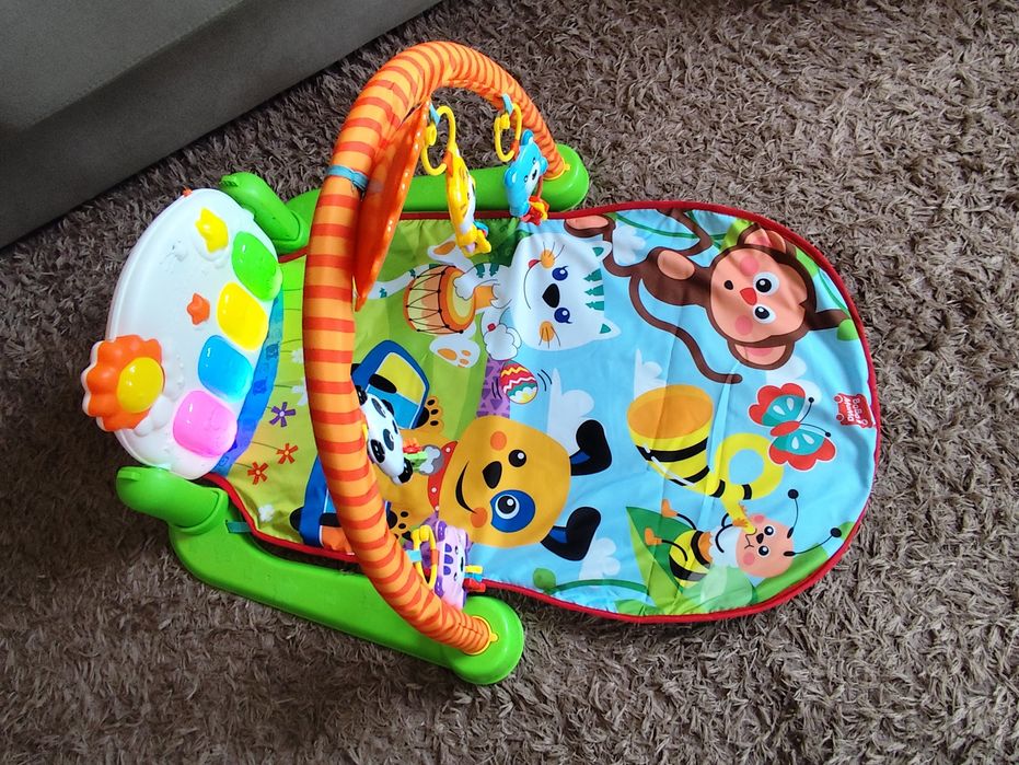 Tapete Ginásio Musical Bebé c/ Piano + Brinquedos – Como Novo + Oferta