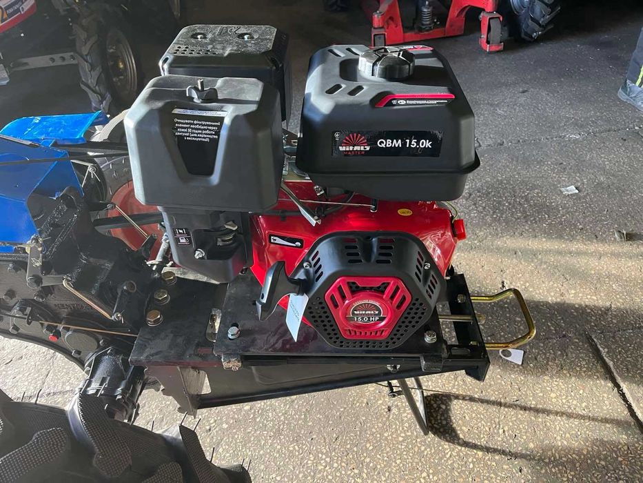 мотоблок гибрид двигатель 15 лс vitals с активной фрезой