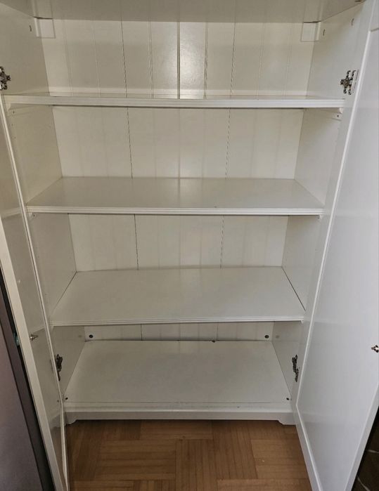 Szafa, witryna komoda IKEA LIATORP biała klasyczna dwudrzwiowa solidna