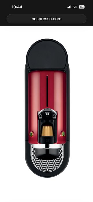Maquina café Nespresso Citz vermelha, nova com garantia!
