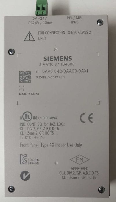 Panel HMI Simatic S7-200 sterownik, karty analogowe