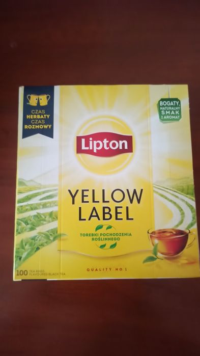 Herbata LIPTON Yellow Label (100 sztuk)