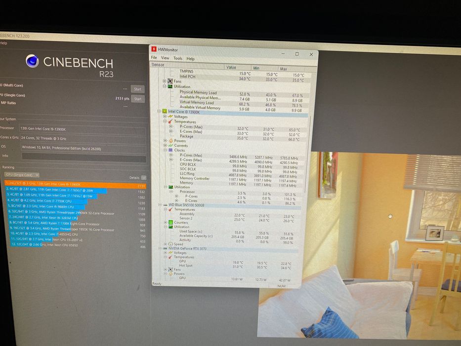 I9 13900k boost 5.8ghz