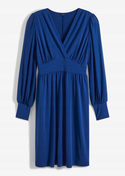 B.P.C niebieska sukienka siateczka 32/34.