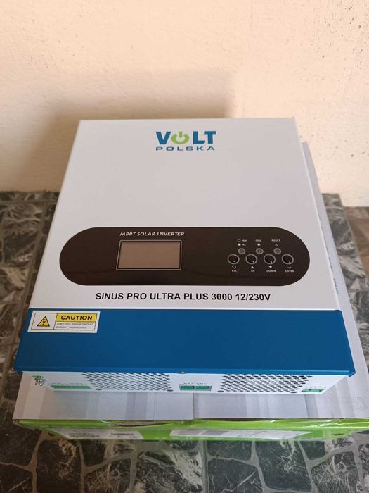 Сонячний інвертор VOLT POLSKA SINUS PRO ULTRA PLUS 3000 12/230 В (1500/3000 Вт) Безкоштовна доставка!