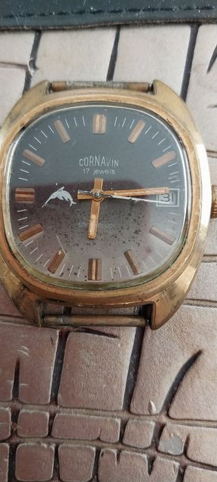 Чоловічий наручний годинник Сornavin часів СРСР